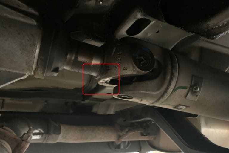 Transmission Fluid Leaking From U Joint