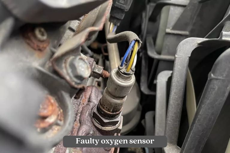 Faulty oxygen sensor