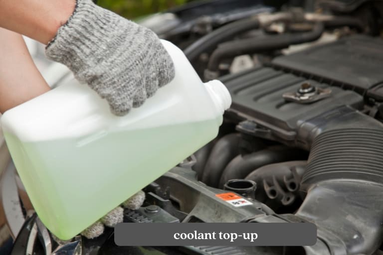 coolant top-up