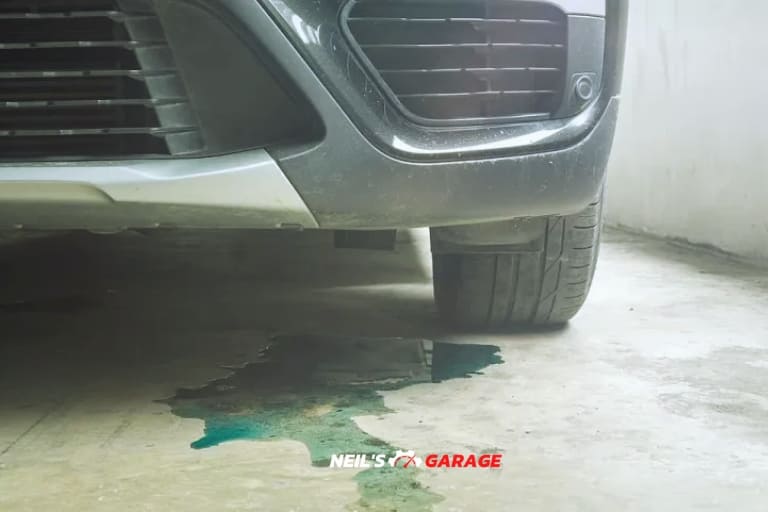 finding car ac water leakage