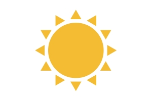 sun symbol meaning in car ac